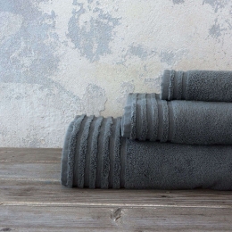 Πετσέτα Vista - Silver Gray Nima Προσώπου 50x100cm 100% Βαμβάκι