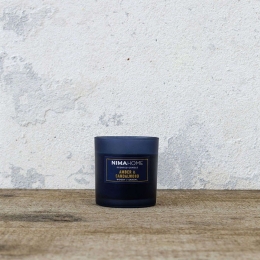 Κερί Αρωματικό 180gr - Amber & Sandalwood Nima Παραφίνη