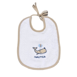 Σαλιάρα Πετσετέ Με Δέσιμο 49-9740/940 Beige Nautica 20x25cm 100% Βαμβάκι
