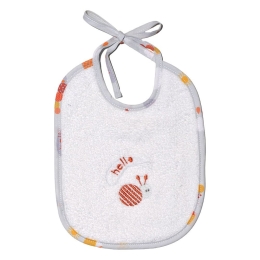 Σαλιάρα Σαλιγκάρι Des 177 Orange Baby Oliver 20x25cm 100% Βαμβάκι