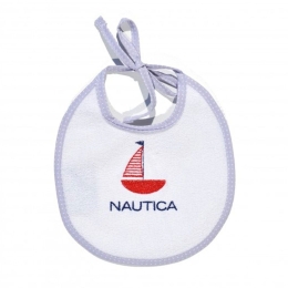 Σαλιάρα Πετσετέ Αδιάβροχη 49-9740-1/935 19x20 Grey Nautica 19x20cm 100% Βαμβάκι