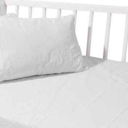 Κάλυμμα Στρώματος Βρεφικό 1061 Relax White Das Baby 70x140cm Βαμβάκι-Πολυέστερ