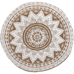 Χαλί Africa Chainstitch Round Natural-White Carpet Couture 160X160 Round