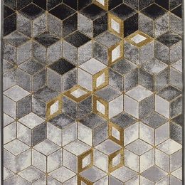Χαλί Gabrielle 755X/Q13 Black-White Carpet Couture 195X280cm