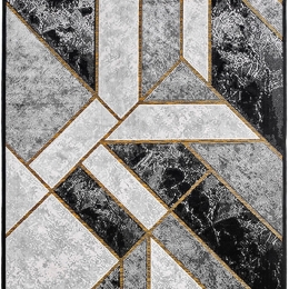 Χαλί Gabrielle 806X/Q13 Black-White Carpet Couture 160X235cm