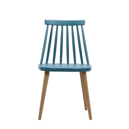 Καρέκλα Lavida Blue ΕΜ139,5 43X48X77 cm Σετ 4τμχ Μέταλλο,Πολυπροπυλένιο