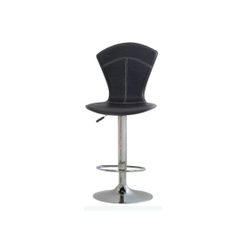 Σκαμπό Μπαρ Bar/56 Black 43-2242 44.5X57X57/79cm Μέταλλο,Τεχνόδερμα
