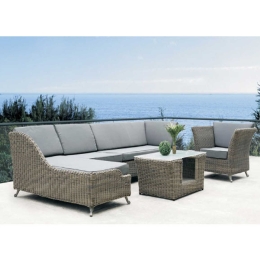 Σετ Σαλόνι Large 5 Τμχ. 06-7010 312X72 cm 6 Θέσεων