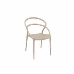 Καρέκλα Pia Dove Grey 20-0136 54Χ56Χ82cm Siesta