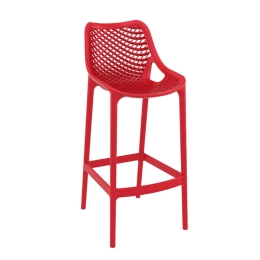 Σκαμπό Air Bar 75 Red 20-0371 45Χ53X105cm Siesta Πολυπροπυλένιο