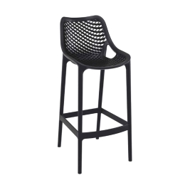Σκαμπό Air Bar 75 Black 20-0368 45Χ53X105cm Siesta Πολυπροπυλένιο
