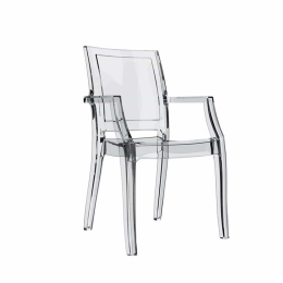 Πολυθρόνα Arthur Clear Transparent 32-0092 56X60X45/91cm Siesta Acrylic
