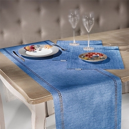 Σουπλά 3007 Blue Jean Saint Clair 45x33cm Πολυέστερ