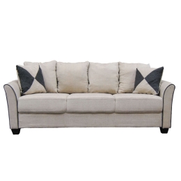 Καναπές Ashley Beige E986,3 198X80X88 cm Ύφασμα