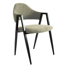 Πολυθρόνα Delta Beige ΕΜ130,3 50X55X80 cm Σετ 2τμχ Μέταλλο,Ύφασμα