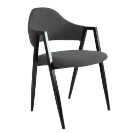 Πολυθρόνα Delta Grey ΕΜ130,1 50X55X80 cm Σετ 2τμχ Μέταλλο,Ύφασμα