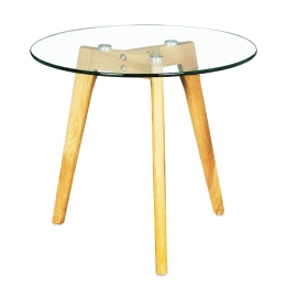 Τραπεζάκι Target Clear Ε7745,1 Φ50X46 cm