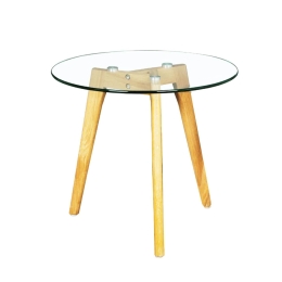 Τραπεζάκι Target Clear Ε7745,2 Φ40X41 cm