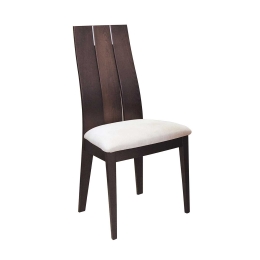 Καρέκλα Samber Καρυδί-Μπέζ Ε7867,1 50X57X101 cm Σετ 2τμχ Ξύλο,Ύφασμα