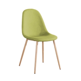 Καρέκλα Celina Green ΕΜ907,3 45X54X87 cm Σετ 4τμχ Μέταλλο,Ύφασμα