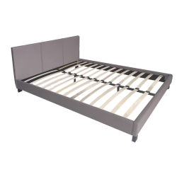 Κρεβάτι Wilton Cappucino E8054,3 213X169X89 cm Υπέρδιπλo Τεχνόδερμα