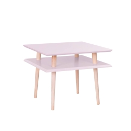 Τραπεζάκι Square White 55Χ55X45 cm
