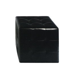Σκαμπό Cony Black E7046,1 37X37X42 cm Τεχνόδερμα