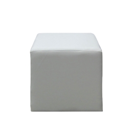 Σκαμπό Club Ecru E7047,3 37X37X42 cm Τεχνόδερμα