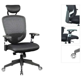 Καρέκλα Γραφείου BF9100 Black EO521 65x62x114/125 cm