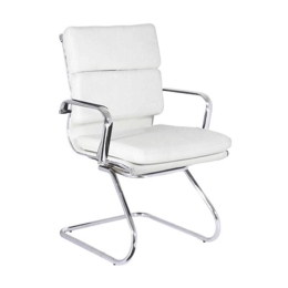 Καρέκλα Υποδοχής BF4800V White EO235.1 54x55x95 cm Σετ 2τμχ