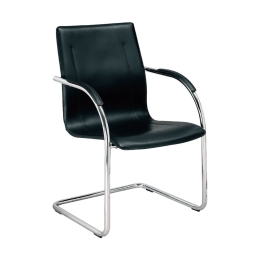 Καρέκλα Υποδοχής Omikron Black EO558.10 56x60x91 cm Σετ 4τμχ