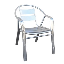 Πολυθρόνα Silver II Silver Ε267 57x56x77 cm