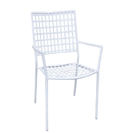 Πολυθρόνα Castello White Ε5164,2 57x62x89 cm