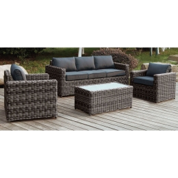 Σετ Σαλόνι Arizona Grey-Brown Ε6734,0 195X77X73 cm 5 Θέσεων
