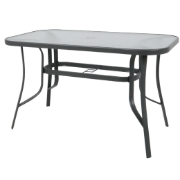 Τραπέζι Rio Anthracite  Ε2503 120X70X71 cm