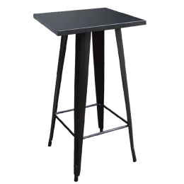 Τραπέζι Bar Relix Black  Ε5203,11 60Χ60Χ101 cm Μέταλλο