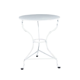 Τραπέζι Παραδοσιακό KD White Ε8501,1 Φ60Χ71 cm