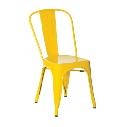 Καρέκλα Relix Yellow Ε5191,9 45Χ51Χ85 cm Μέταλλο