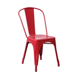 Καρέκλα Relix Red Ε5191,2 45Χ51Χ85 cm Μέταλλο