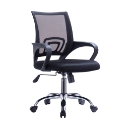 Πολυθρόνα Γραφείου Με Ανάκλιση BF2101-F ΕΟ254,41F 55x57x86/96cm Black