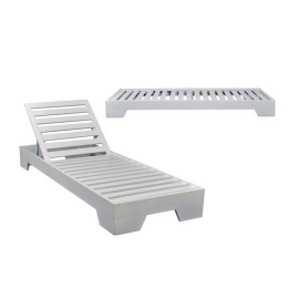 Ξαπλώστρα Verano Ε225,22 74x213x22cm Beech-White