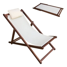 Σαιζ-Λόνγκ Ε779,9 58x104x72cm Acacia-Ecru (Water Repellent)