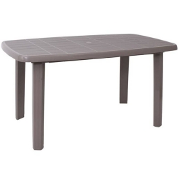 Τραπέζι Oval Sorrento Ε365,4 140x80x74cm Beige Tortora