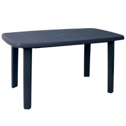 Τραπέζι Oval Sorrento Ε365,2 140x80x74cm Anthracite