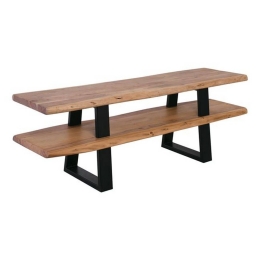 Έπιπλο Τηλεόρασης Lizard Acacia Natural/Black ΕΑ7091 140x40x50cm Metal,Wood