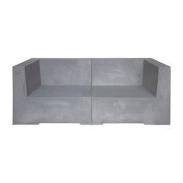 Καναπές Concrete Διθέσιος Cement Grey 160x83x65cm Ε6200,2 Διθέσιος
