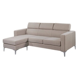 Καναπές Γωνία Dover Αναστρέψιμος Cappuccino Ε9929,3 198x149x86 H.74/89cm Ύφασμα