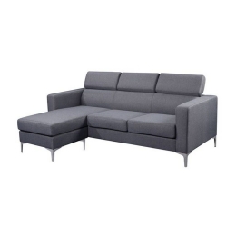 Καναπές Γωνία Dover Αναστρέψιμος Grey Ε9929,4 198x149x86 H.74/89cm Ύφασμα