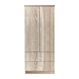 Ντουλάπα Closet Sonoma Ε8384,2 80x50x180cm Δίφυλλη Μελαμίνη