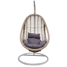 Πολυθρόνα Κρεμαστή Macan-II Grey/Anthracite Ε6740,1 120x115x196cm